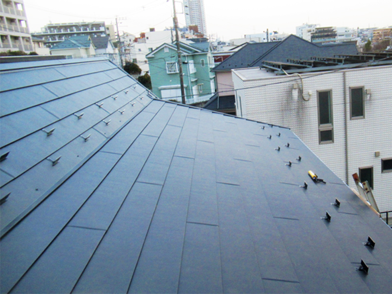 カラーベストをカバー工法で葺き替え プレビュー22